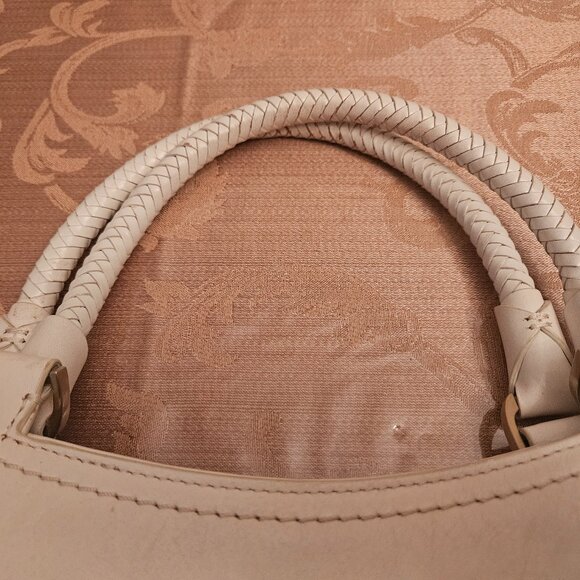 Vintage Cole Hann Leather and Satin Material Shoulder Purse - Picture 9 of 16